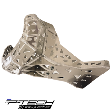 Skid plate with exhaust pipe guard for Rieju 250, 300.