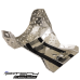 Skid plate with exhaust pipe guard for Rieju 250, 300