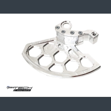 Front brake disc guard for KTM Husqvarna 2016-2025 and Gasgas 2021-2025.