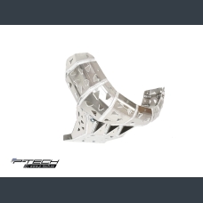 Skid plate with exhaust guard for Yamaha