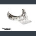 Skid plate with exhaust guard for KTM EXC 150 and Husqvarna TE 150 2020-2023