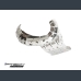 Skid plate with exhaust guard for KTM EXC 150 and Husqvarna TE 150 2020-2023.