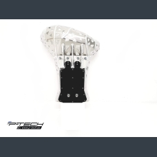 Skid plate with exhaust guard and plastic bottom for KTM EXC / XC-W 2024-2025.