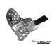 Skid plate with exhaust guard for Sherco.